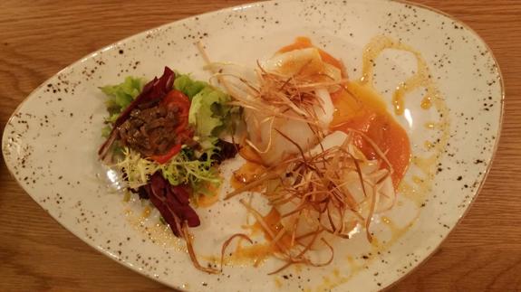 Ensalada de verano con bacalao